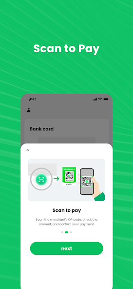 Official TenPayGo screenshot explaining scan-to-pay at a merchant.